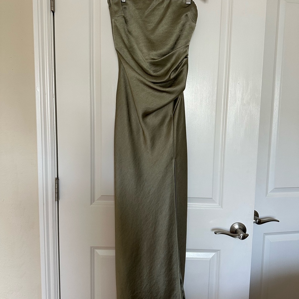 BEC+BRIDGE ETERNITY STRAPLESS DRESS